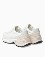 Calvin Klein Tokyo Yüksek Yürüyüş Kadın Sneaker Bright White/Silver Creamy