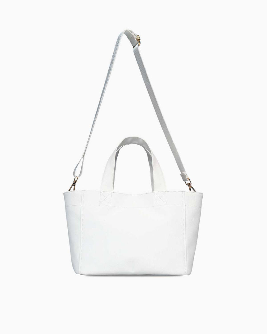 Us Polo Assn Kalın Askı Detaylı El Çantası Beyaz