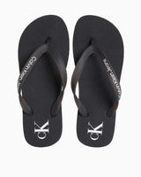 Calvin Klein Beach Flatform Flip Flops Terlik Black/Bright White