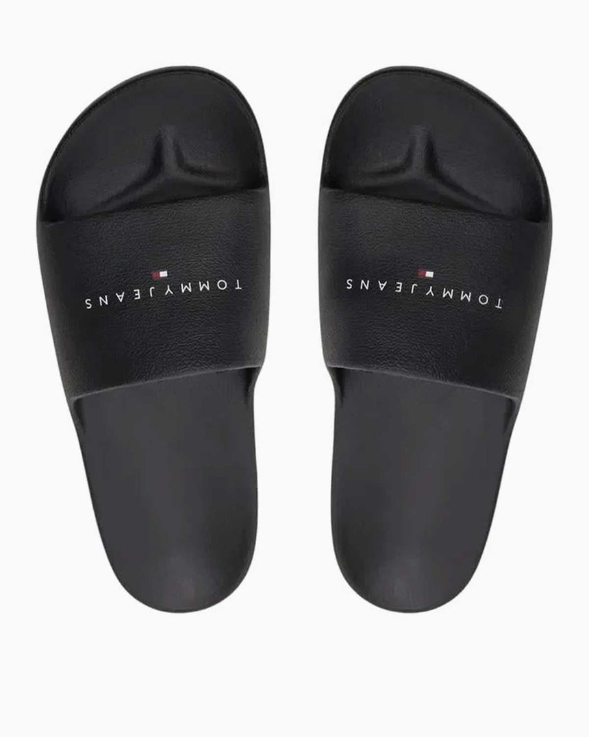 Tommy Hilfiger Basic Slide Erkek Terlik Black