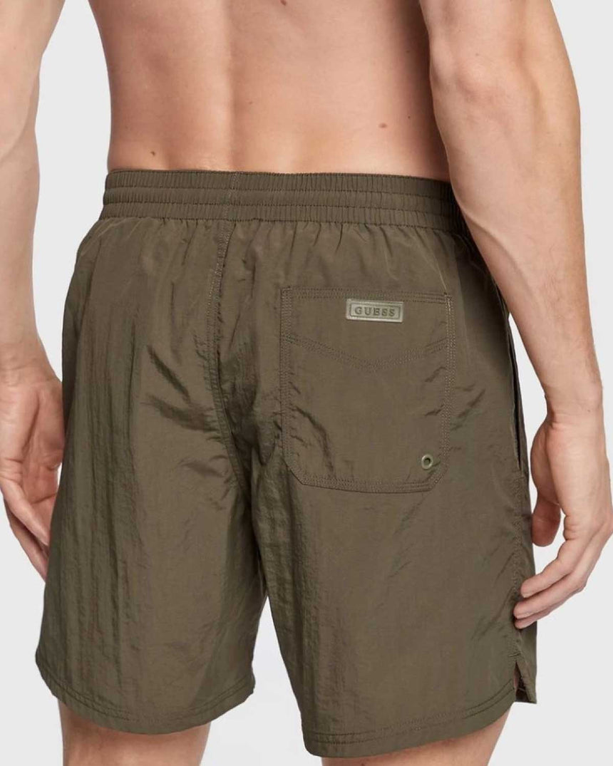 Guess Swintrunk Basic Medium Şort Olive Morning