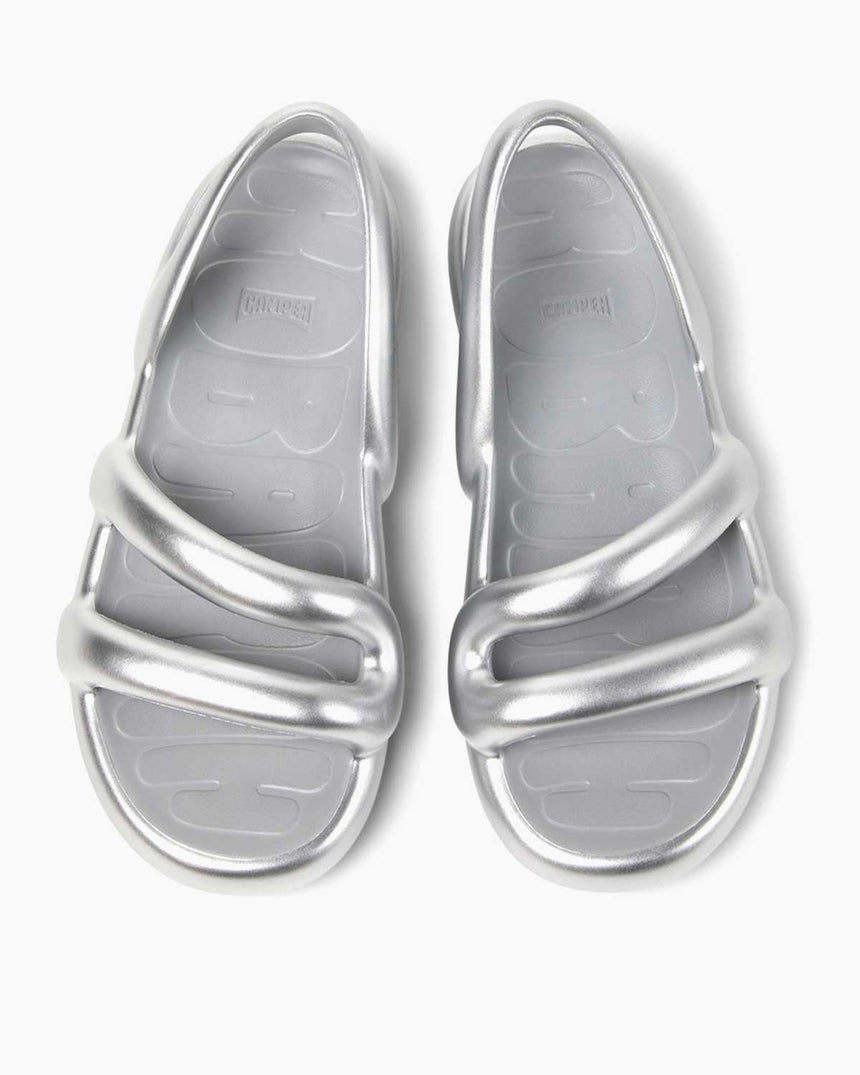 Camper Kobarah Flat Sandalet Gri