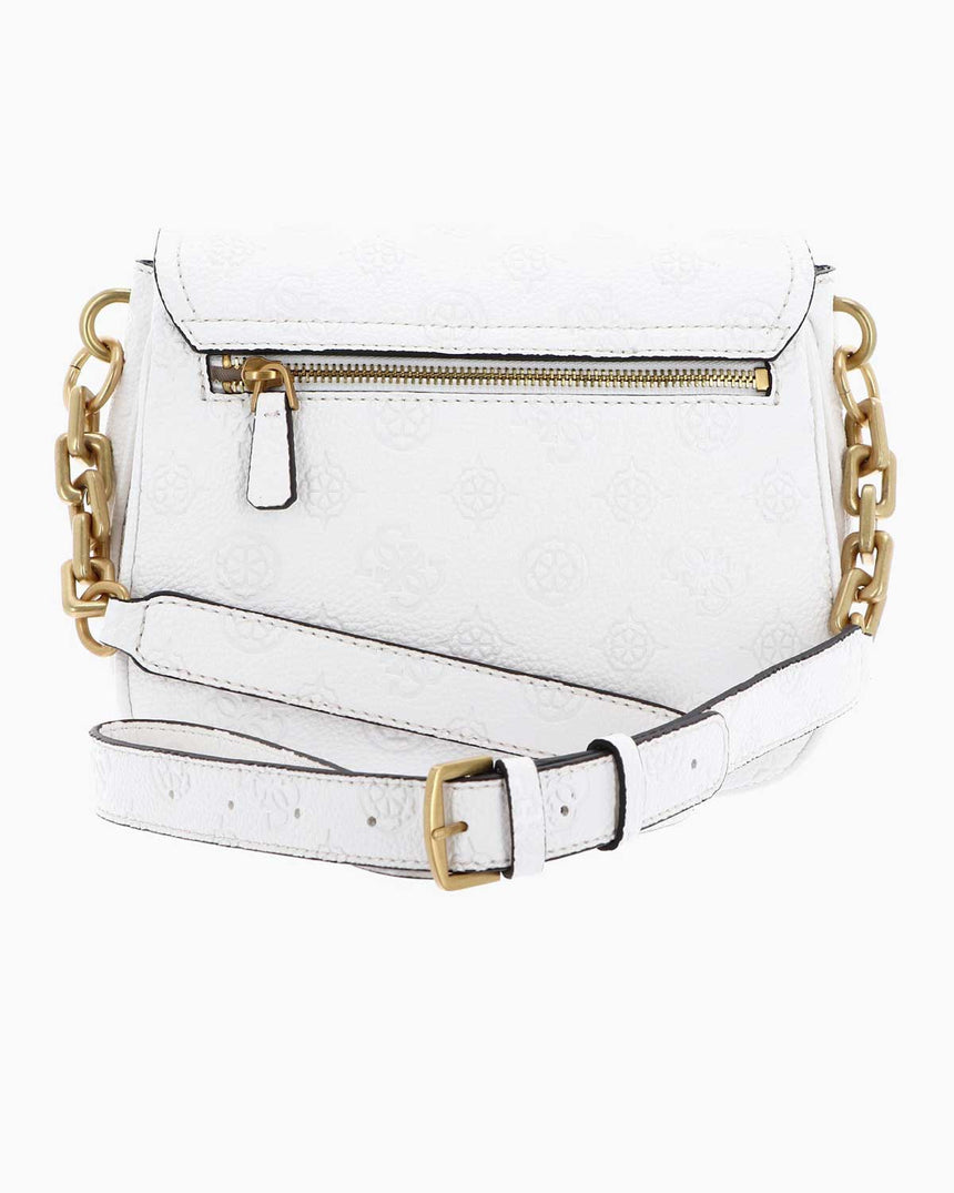 Guess Izzy Zincir Askılı Omuz Çantası Stone Logo