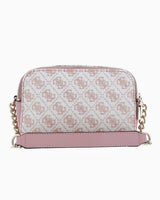 Guess Monogram Desenli Çapraz Askılı Çanta Light Rose Logo