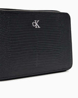 Calvin Klein Kertenkele Kabartmalı Mini Kadın Cüzdan Black
