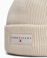 Tommy Hilfiger Kadın Çizgisel Bere Newsprint