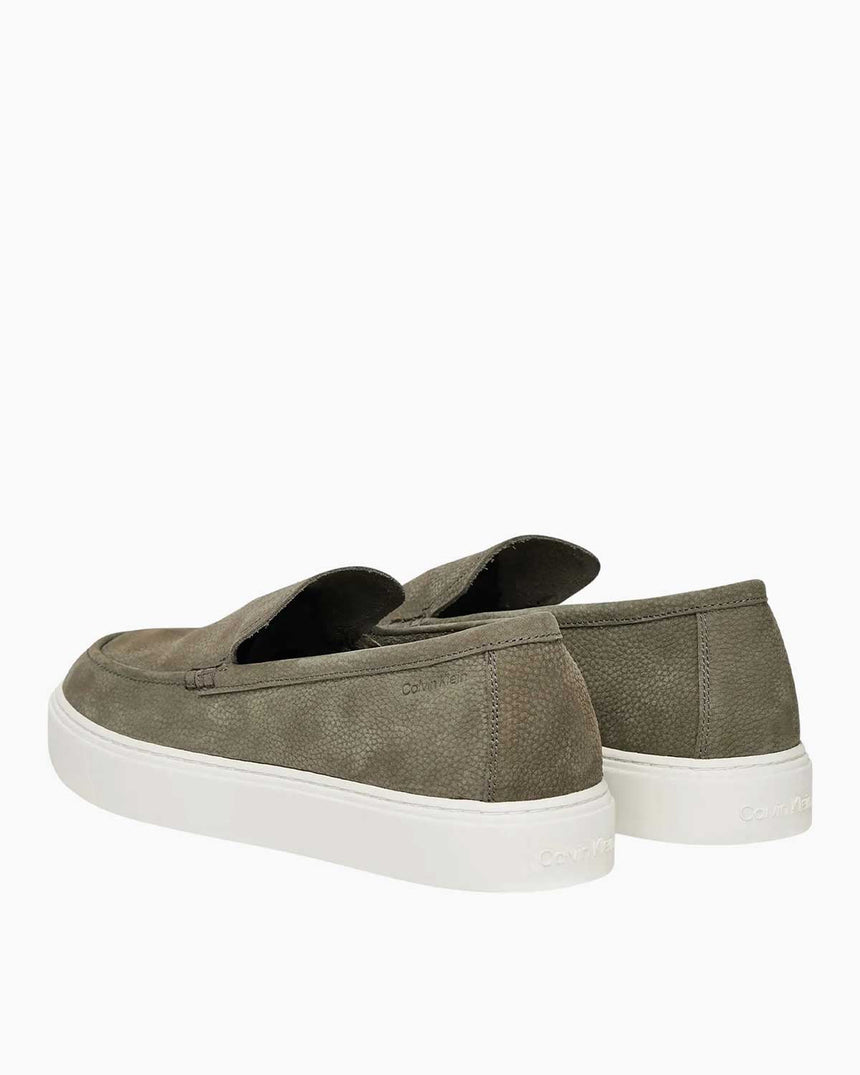 Calvin Klein Akıllı Tabanlı Erkek Mokasen Smokey Olive/Bright White