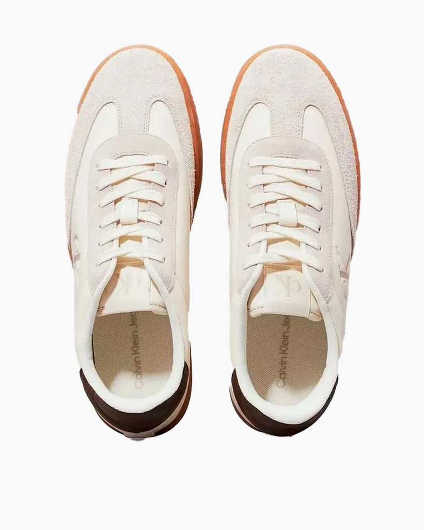 Calvin Klein Jeans Classic Cupsole Low Lace Up Sneakers Creamy White/Eggshell
