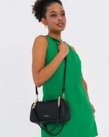 Us Polo Assn Zincir Detaylı Omuz Çantası Siyah