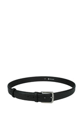 Axpe 4 Cm Saraç Örgülü Deri Erkek Kemer Siyah