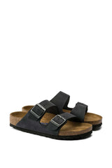 Birkenstock Arizona Nubuck Oıled Erkek Terlik Black