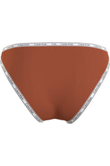 Calvin Klein Calvin Klein Logo Detay Elastik Şeritli Kadın Bikini Altı Ginger Biscuit