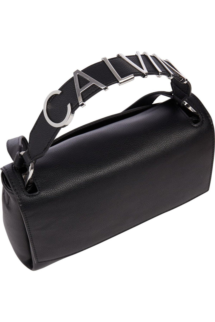Calvin Klein Flap Shoulder Bag Md Kadın El Çantası Black