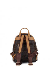 Benetton Mono 2 Kadın Sırt Çantası Kahve - Hardal