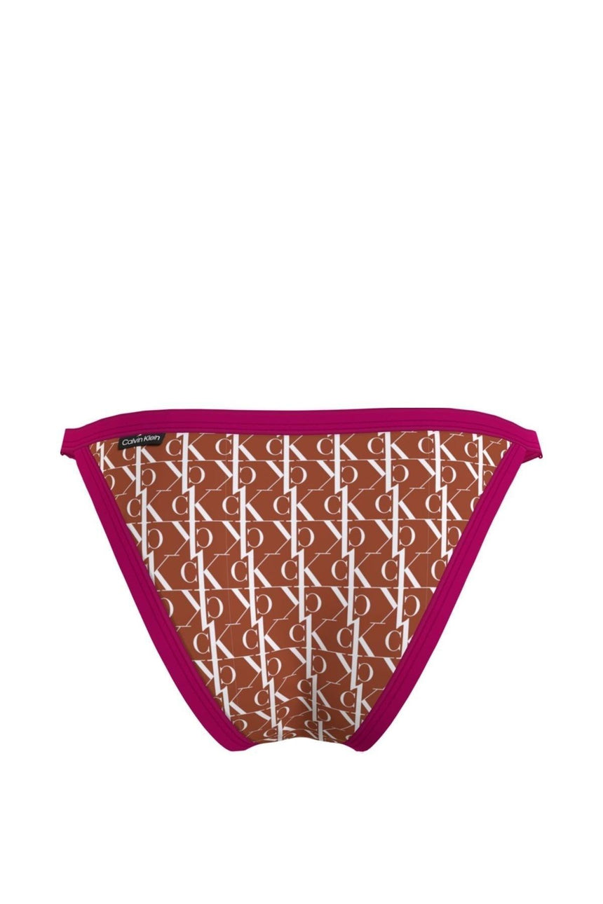 Calvin Klein CK Monogram Desenli Kadın Bikini Altı
