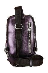 Benetton Logo Baskı Fermuarlı Kadın Body Bag Lacivert