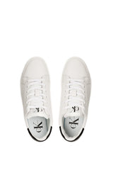 Calvin Klein Cupsole Laceup Erkek Sneaker Black / White - WHITE