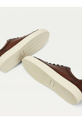 Tommy Hilfiger Premium Leather Cups Erkek Sneakers Natural - Cognac
