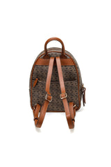 U.s Polo Assn. Ön Cepli Kadın Sırt Çantası Kahve - Taba