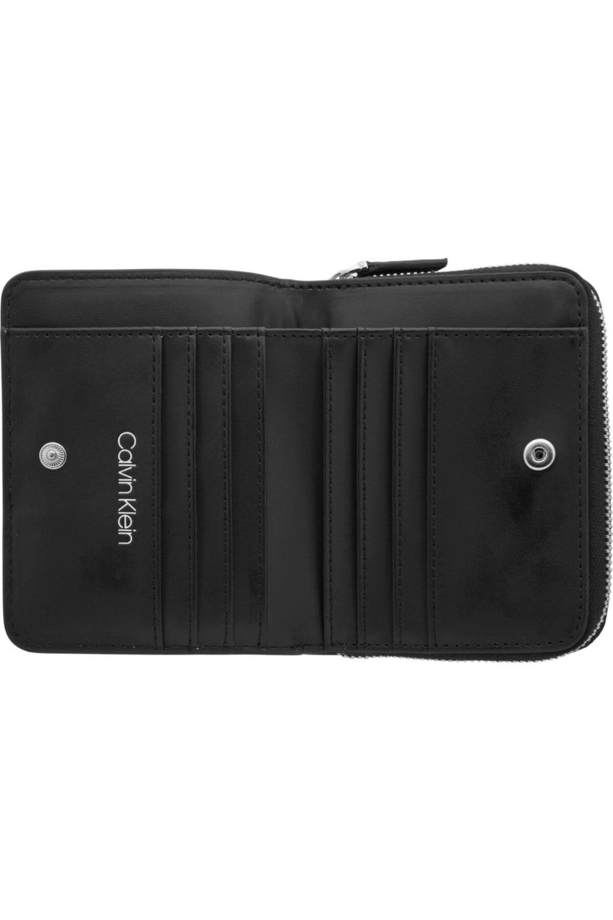 Calvin Klein Ck Must Em Zip W/Flap Md Kadın Cüzdanı Black