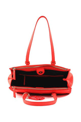 Tommy Hlifiger Th Chic Small Satchel Kadın El Çantası Bright Vermillion