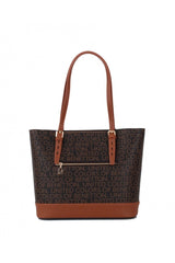 Benetton Mono Kemer Kulplu Kadın Kol Çantası Kahve - Taba