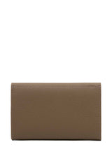 Isola Mary Kadın Hakiki Deri Cüzdan Koyu Vizon