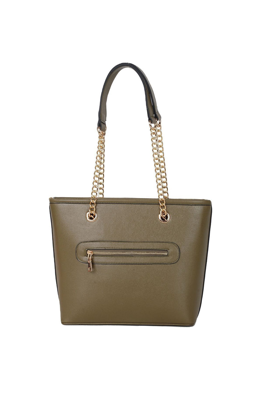 Axpe Kadın Omuz Çantası Haki