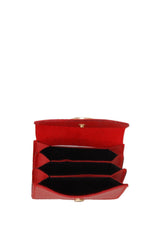 U.s Polo Assn. Zarf Kapaklı Kadın El Portföyü Kırmızı