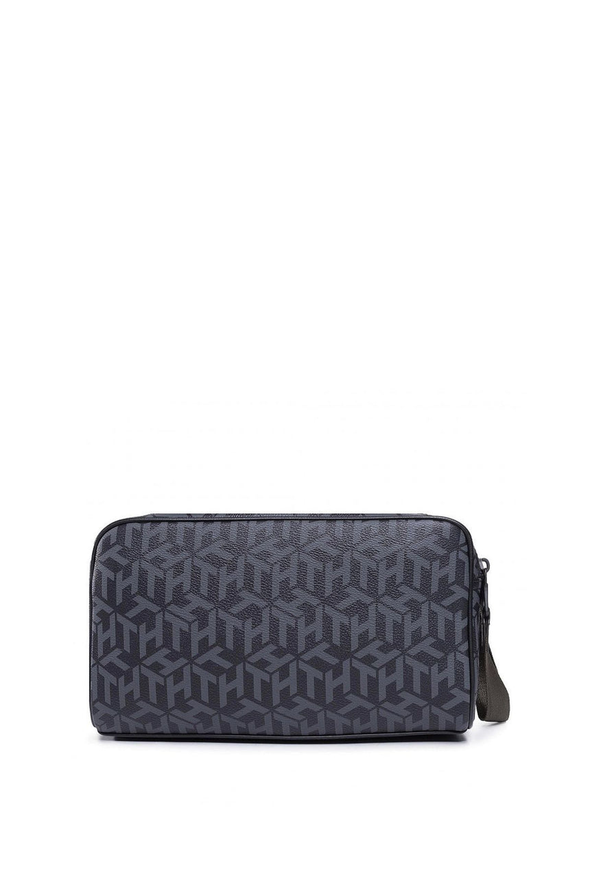 Tommy Hilfiger Coated Canvas Erkek Aksesuar Çantası Black