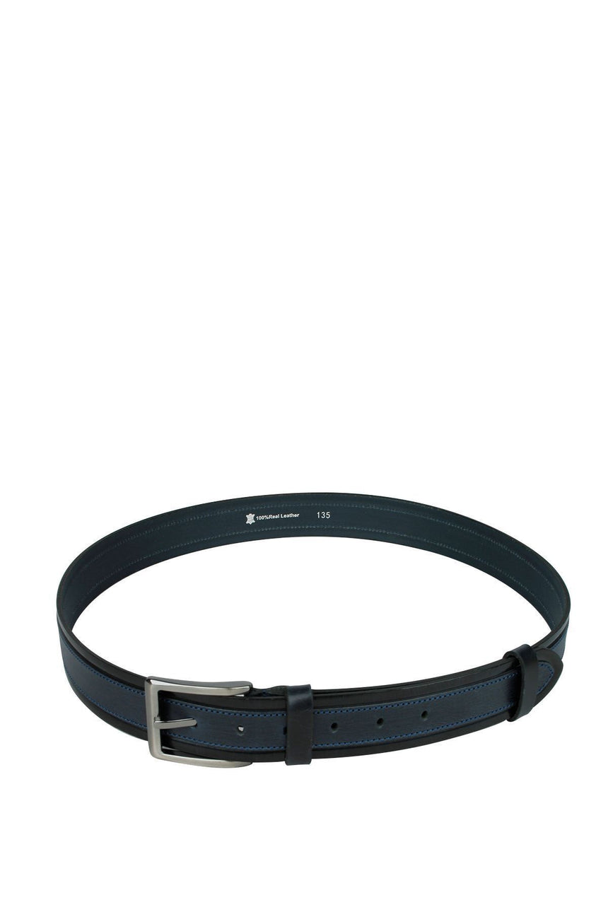 Axpe 4 Cm Spor Vegetal Deri Erkek Kemer Lacivert