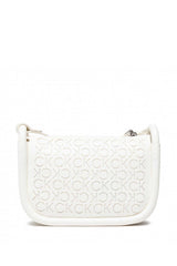 Calvin Klein Calvin Resort Shoulder Bag Mesh Kadın Omuz Çantası Ck White