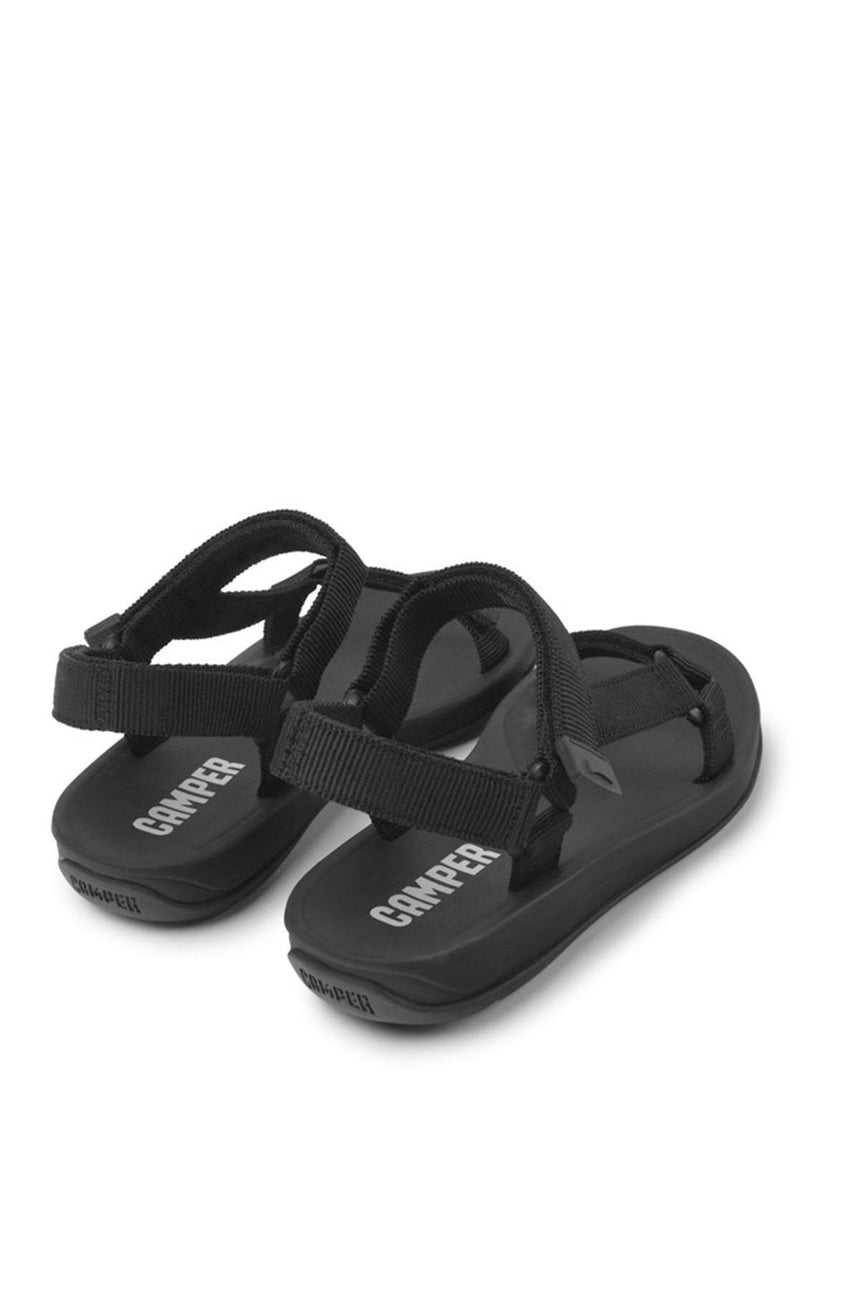 Camper Match Kadın T-Strap Sandalet Siyah