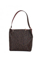 Benetton Mono Yüzey Kadın Kol Çantası Kahve - Bordo