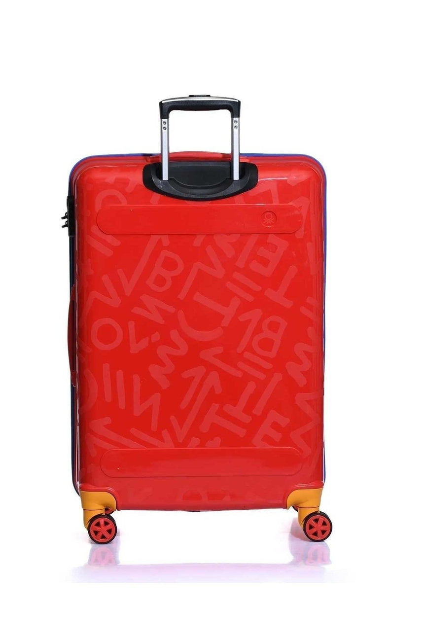 Benetton Orta Boy 60 Cm Valiz Kırmızı