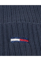 Tommy Hilfiger Tjw Basic Flag Rib Beanie Kadın Bere Twilight Navy