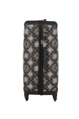 Guess House Party 28 In 4-Wheele Orta Boy Valiz Brown Logo