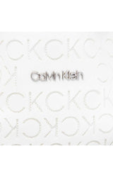 Calvin Klein Calvin Resort Carry All Bag Mesh Kadın Omuz Çantası Ck White