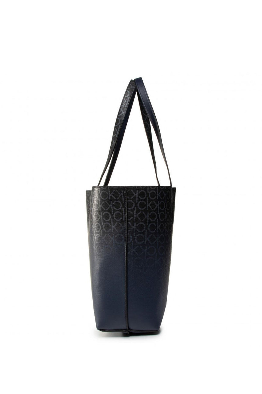 Calvin Klein Mono Ombre Shopper Rev Md Kadın Kol Çantası Navy Mix