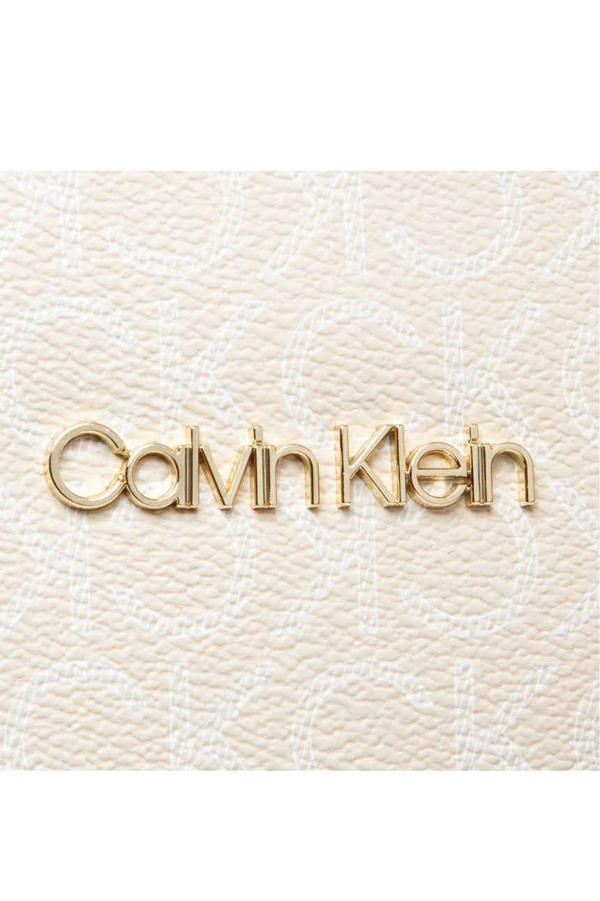 Calvin Klein Ck Must Shopper Md Mono Kadın Omuz Çantası Sand Mono