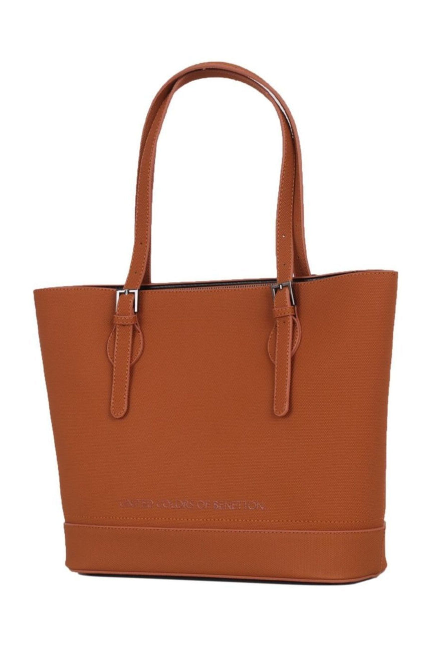 Benetton Shopper Kadın Kol Çantası Camel