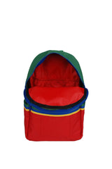 Benetton Ön Bölmeli Sırt Çantası Kırmızı - Yeşil