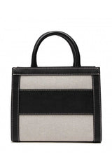 Guess Salford Tote Kadın El Çantası Natural - Black