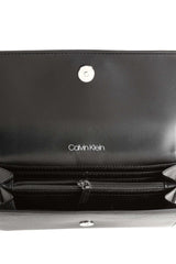 Calvin Klein Re-Lock Trifold Lg Kadın Cüzdanı Black