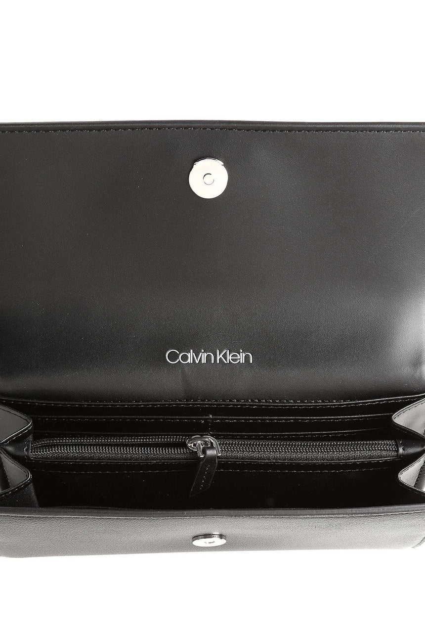Calvin Klein Re-Lock Trifold Lg Kadın Cüzdanı Black
