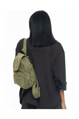 Benetton Kapaklı Mini Sırt Çantası Haki