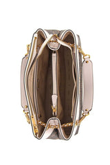 Guess Berta Elite Society Kadın Omuz Çantası Brown Logo Multi