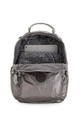 Kipling Seoul S Basic Plus Sırt Çantası Carbon Metallic