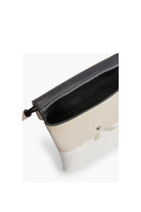 Calvin Klein Çıtçıt Kapaklı Çapraz Askılı Telefon Çantası Tuscan Beige / White