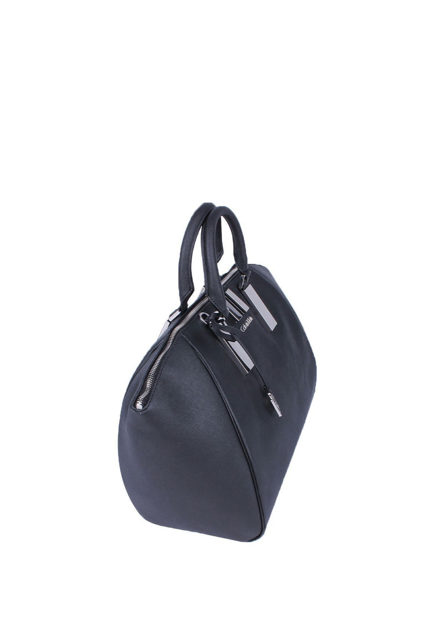 Calvin Klein Scarlett Dome Satchel Kadın El Çantası Black